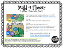 Hra: Písmenková květina pro děti na procvičování abecedy