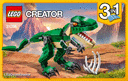 manual LEGO Creator 31058 - Tyranosaurus Rex